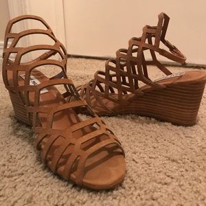 Steve Madden Caged Wedge Sandals